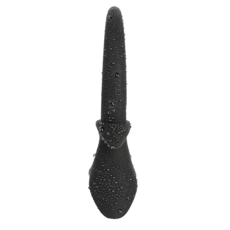11" - 12" Black Silicone Dog Tail Loveplugs Anal Plug Product Available For Purchase Image 41