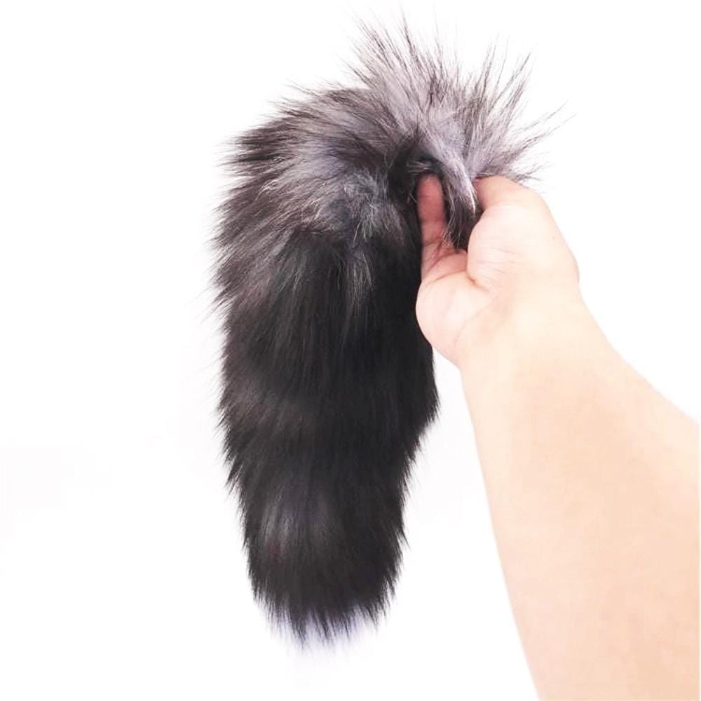 Vibrating Fox Tail 15"  Love Plugs