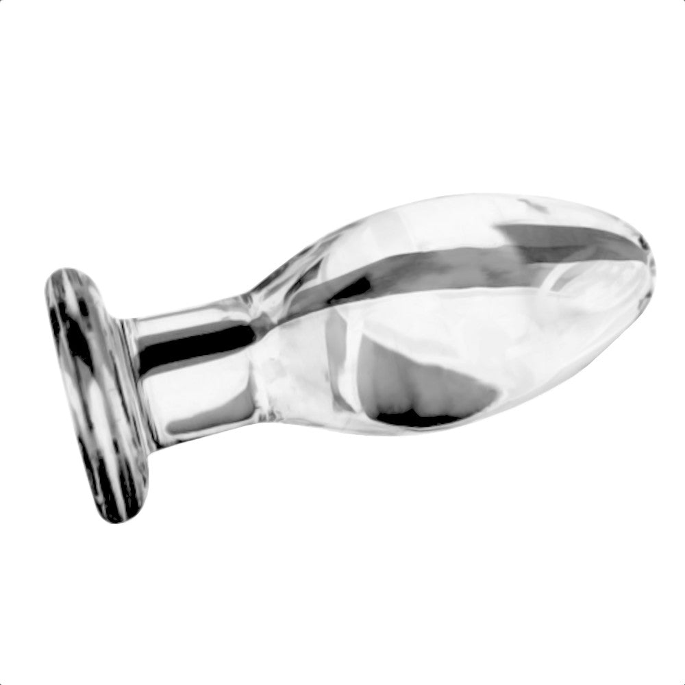 Smooth Transparent Glass Stimulator Plug Loveplugs Anal Plug Product Available For Purchase Image 2