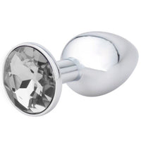 Discreet packaging keeps your jeweled sex toys safe. The small base ensures comfort and safety, with a large purple gem at the end for added elegance.