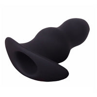 Dive into open, hollow, silicone play! With large access inside, this sex toy lets you explore butt tunnel sensations fully.