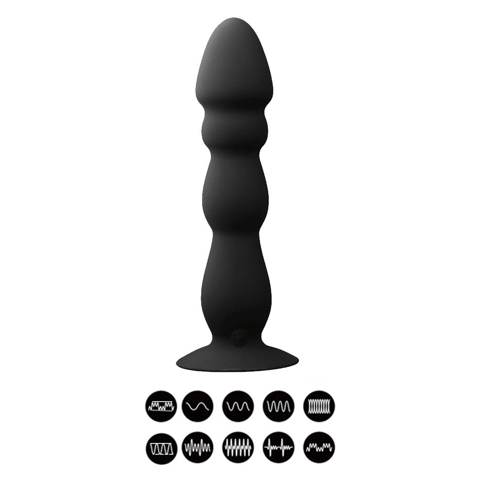 Small Ridged Anal Vibrator Butt Plug Loveplugs Anal Plug Product Available For Purchase Image 6