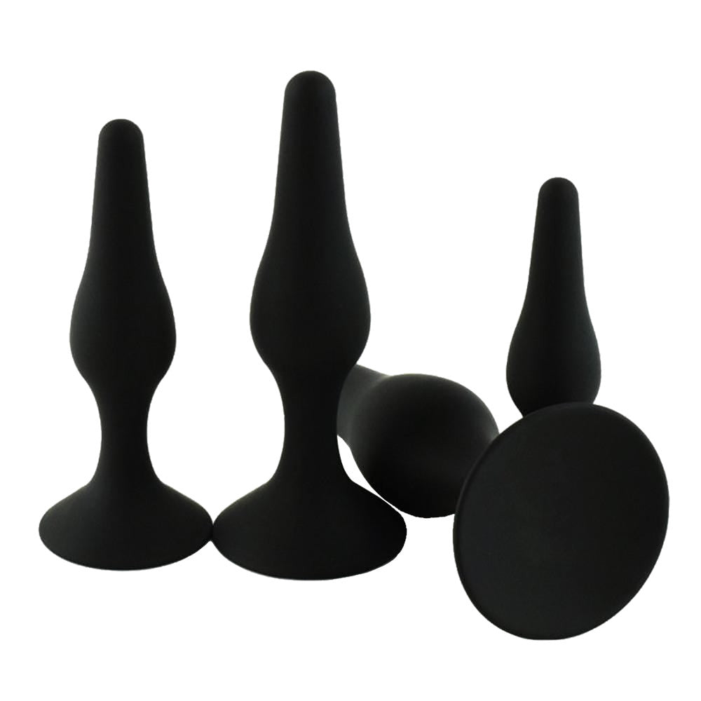 Silicone Training Plug Kit (4 Piece) Loveplugs Anal Plug Product Available For Purchase Image 1