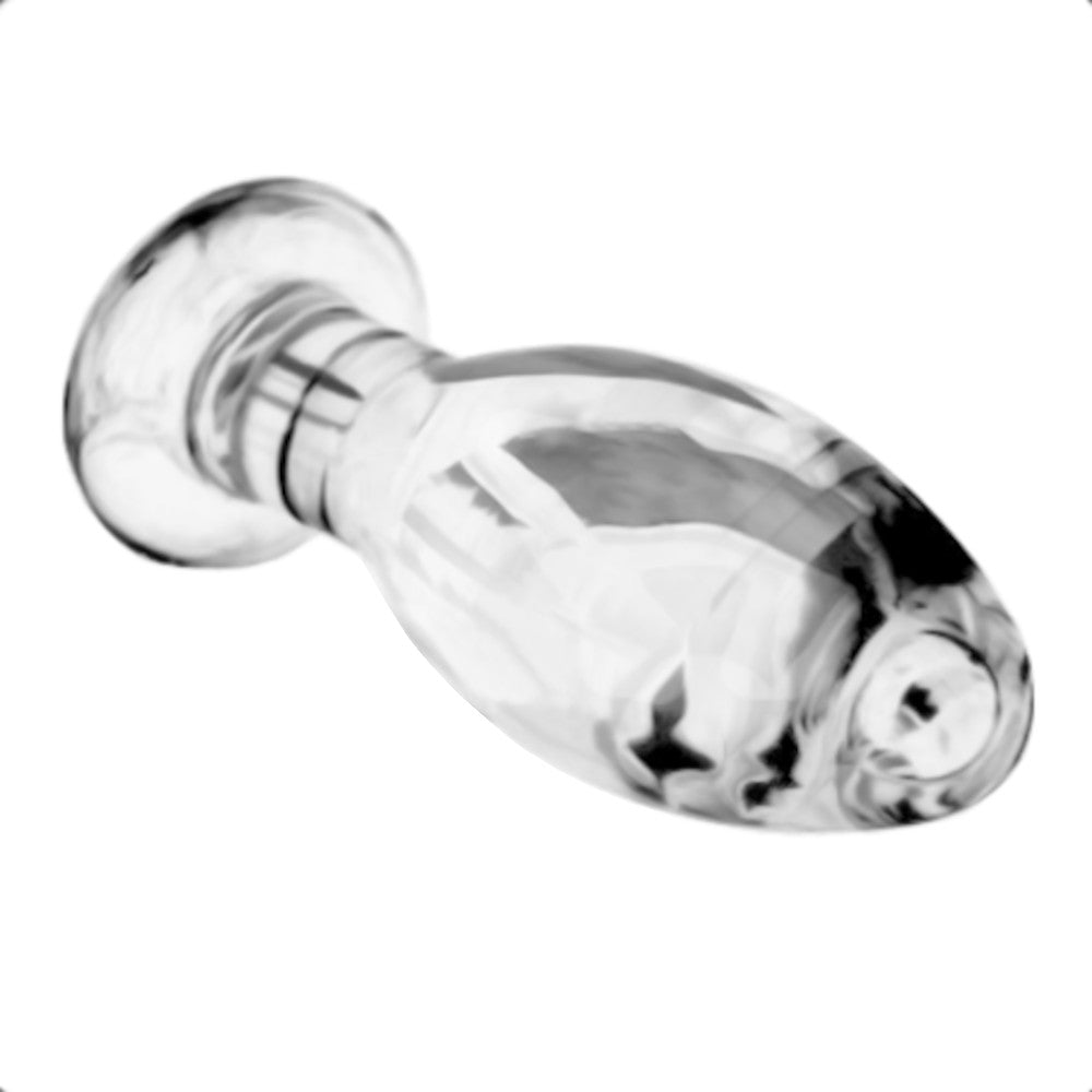 Smooth Transparent Glass Stimulator Plug Loveplugs Anal Plug Product Available For Purchase Image 3