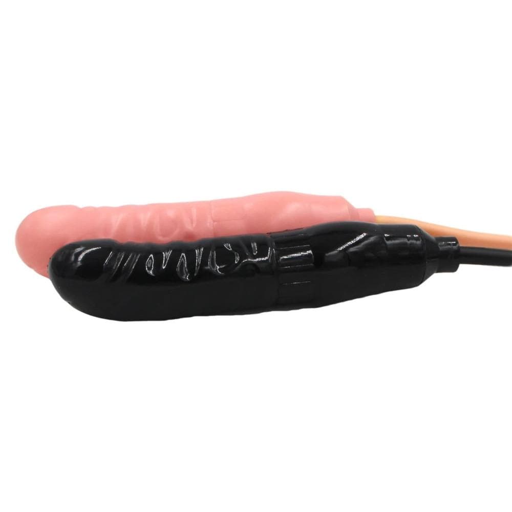 Looking to stretch your limits? sex toy inflatable with a semi-realistic, veiny shaft gives a tail-like, silicone feel for a large experience!