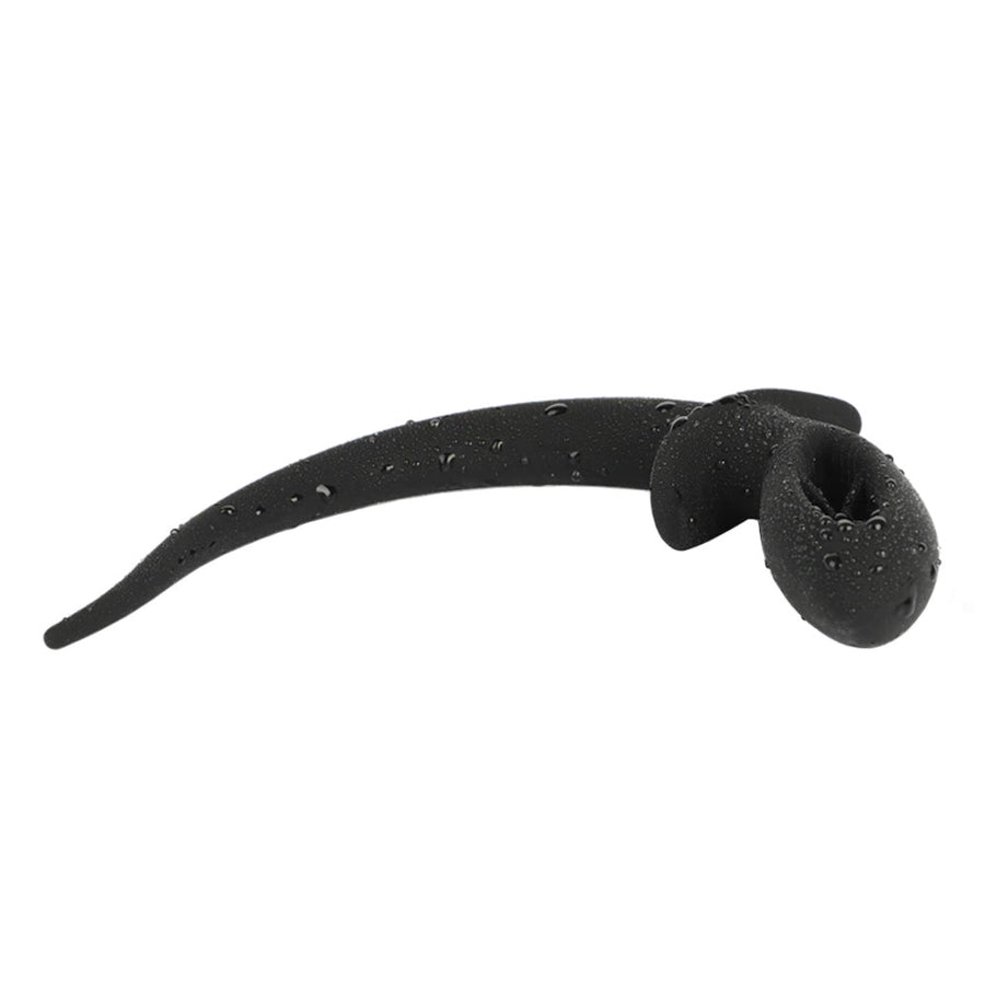 11" - 12" Black Silicone Dog Tail Loveplugs Anal Plug Product Available For Purchase Image 42