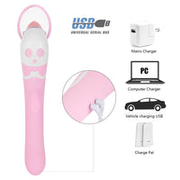 Pink Tongue Anal Vibrator