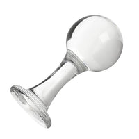 Huge Clear Crystal Ball Plug