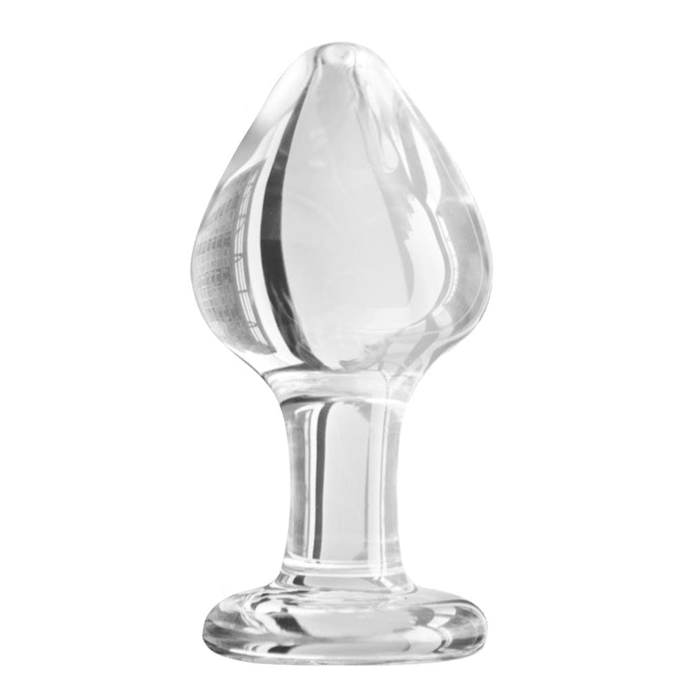 Big Glass Clear Plug Loveplugs Anal Plug Product Available For Purchase Image 1
