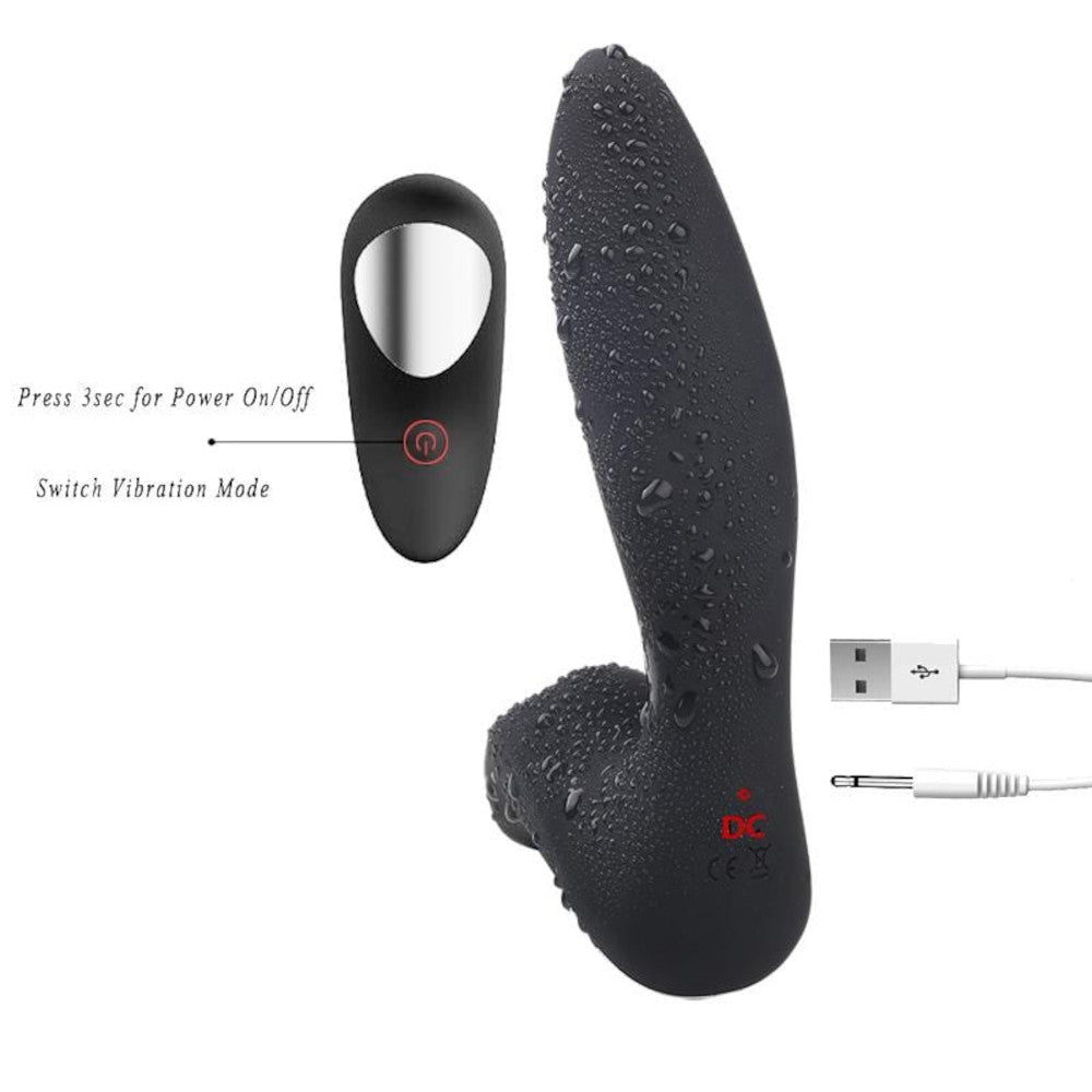 10-Speed Men's Vibrating Massager Loveplugs Anal Plug Product Available For Purchase Image 4