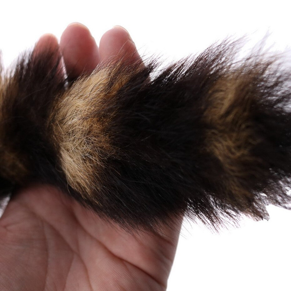 Silicone Raccoon Tail, 12" Loveplugs Anal Plug Product Available For Purchase Image 4