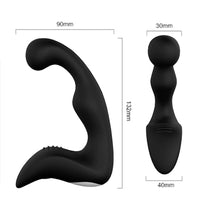 Silicone Anal Vibrating P-Spot Massager