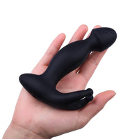 Men can enjoy dual sensations with this vibrating sex toy, waterproof and designed for prostate massage. The bullet stimulates the P-spot, while the cock ring adds extra power.