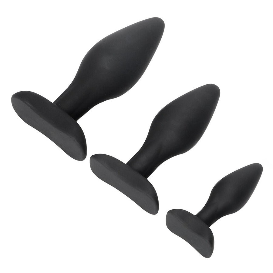 Graduated Soft Silicone Set (3 Piece) Loveplugs Anal Plug Product Available For Purchase Image 44