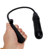 This inflatable sex toy, made of silicone, expands inside you, providing intense pleasure while using the air dildo for ultimate satisfaction.