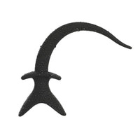 The black silicone, expanding sex toy is 11-12 inches, designed for experienced users. dog sex toy is HUGE, and sex toy, size