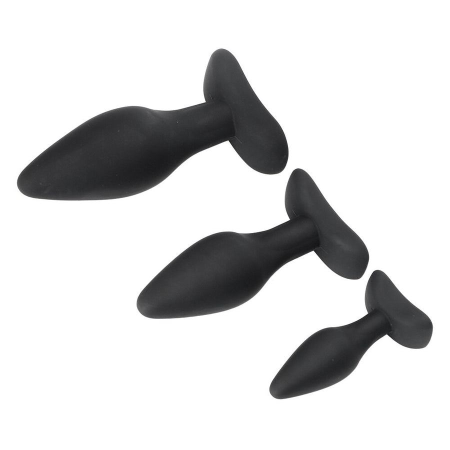 Graduated Soft Silicone Set (3 Piece) Loveplugs Anal Plug Product Available For Purchase Image 41