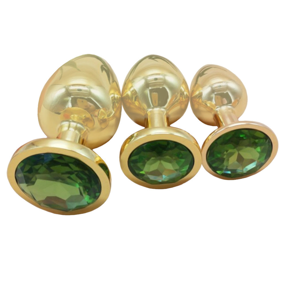 Gold Jeweled Plug Loveplugs Anal Plug Product Available For Purchase Image 1