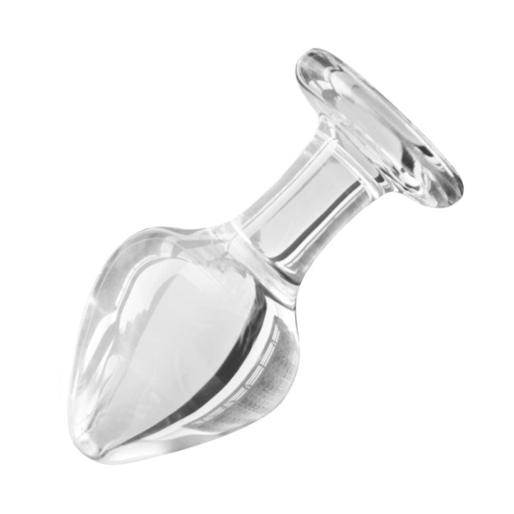 Big Glass Clear Plug Loveplugs Anal Plug Product Available For Purchase Image 2