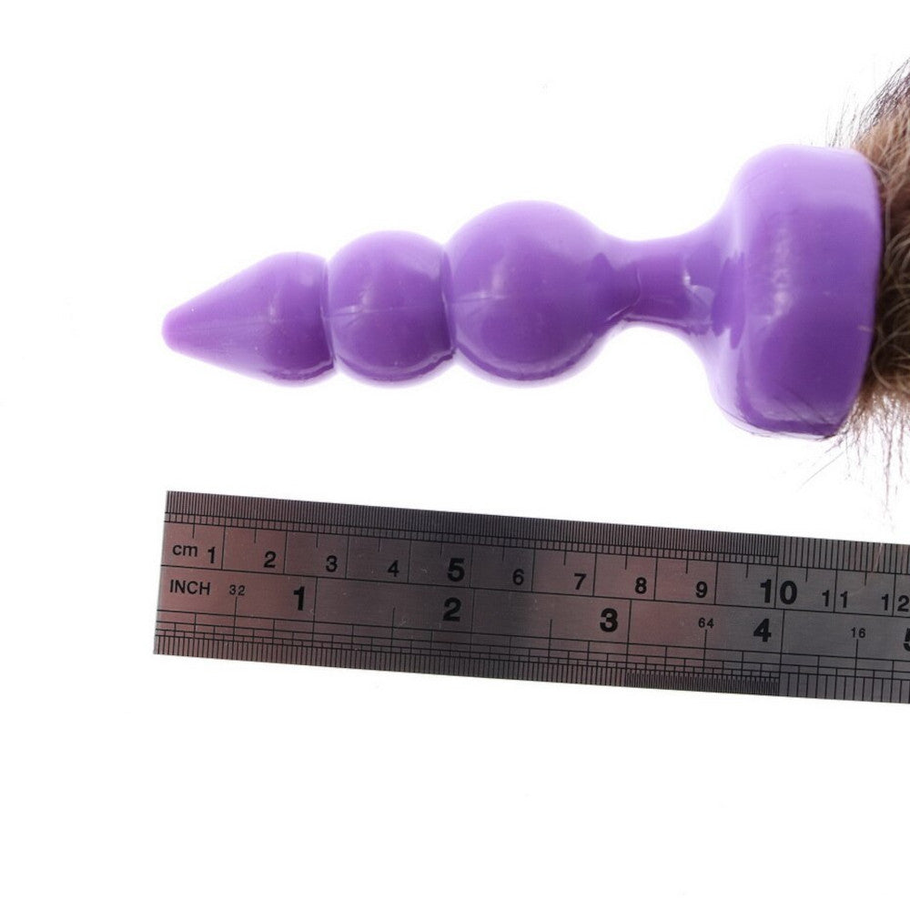 Silicone Raccoon Tail, 12" Loveplugs Anal Plug Product Available For Purchase Image 5