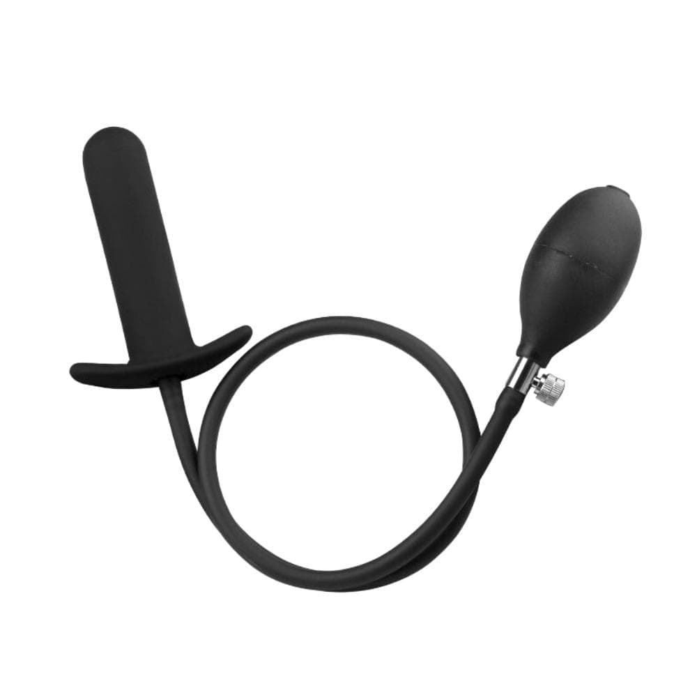 Indulge in luxurious sensations with these large, inflatable sex toys. The black silicone molds itself to your body for a truly intimate experience.