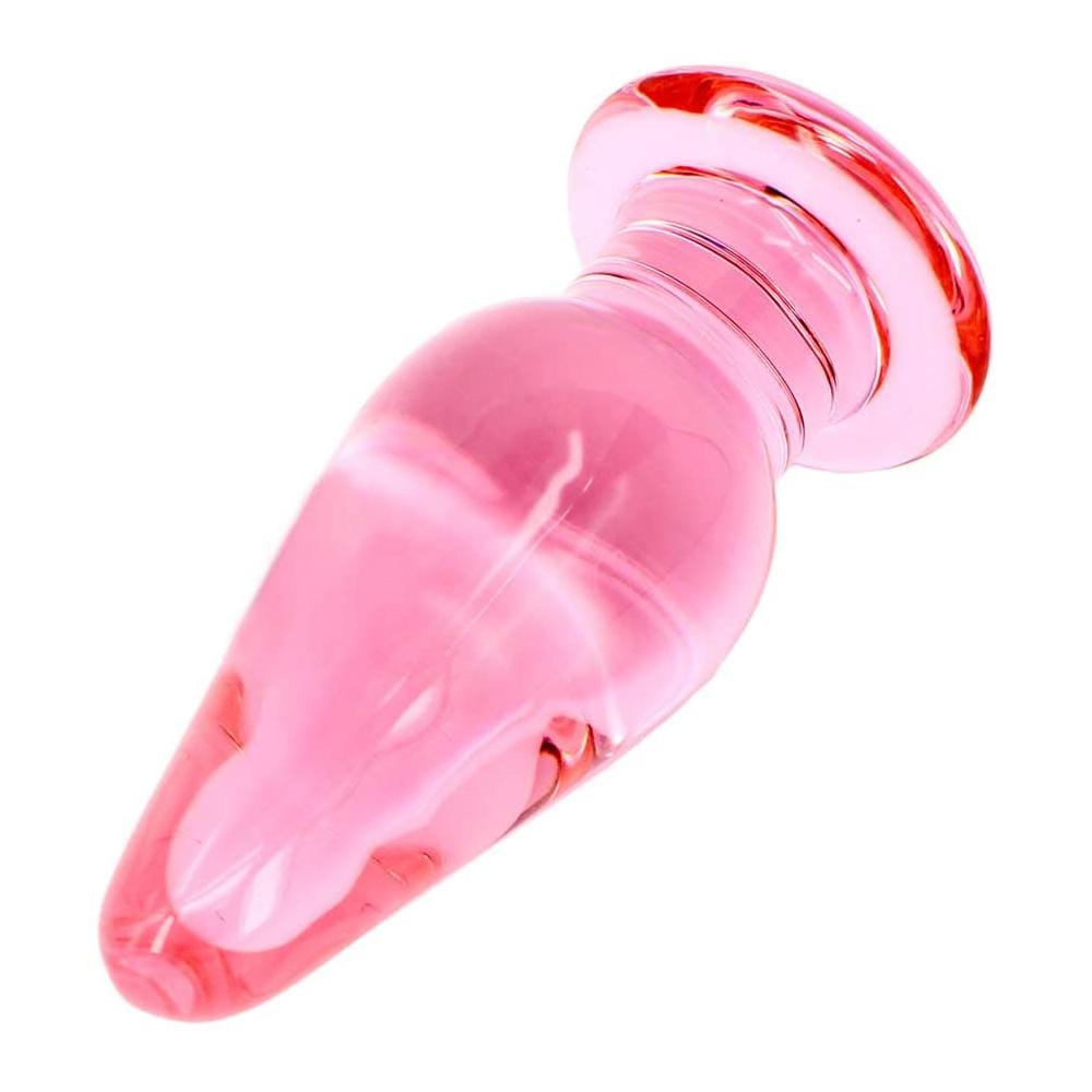 Crystal Pink Glass Plug Loveplugs Anal Plug Product Available For Purchase Image 5