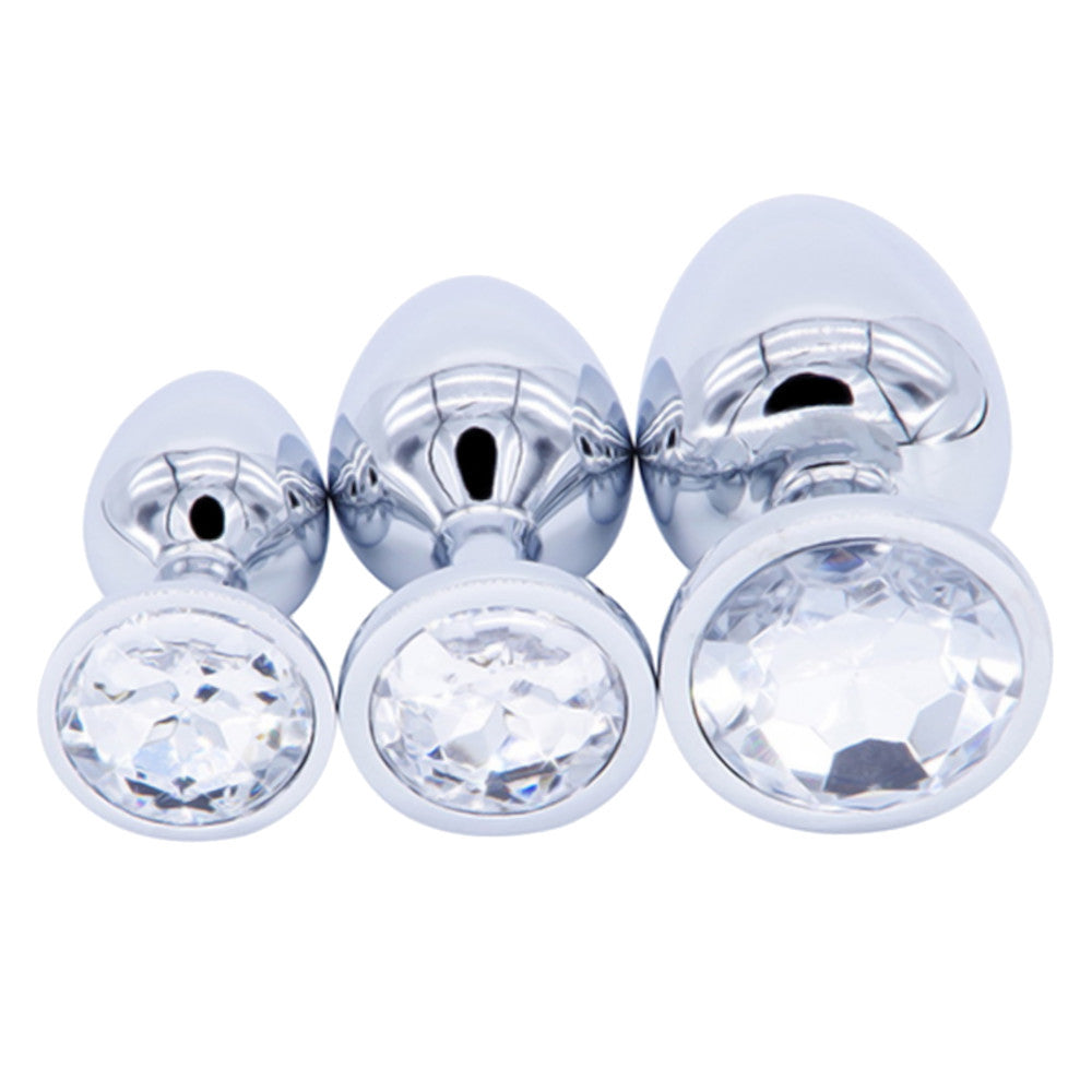 15 Colors Jeweled Stainless Steel Plug Love Plugs 15 Colors Jeweled Stainless Steel Plug Love Plugs