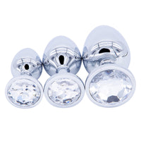 Exquisite Steel Jeweled Plug Set (3 Piece) Loveplugs Anal Plug Product Available For Purchase Image 21
