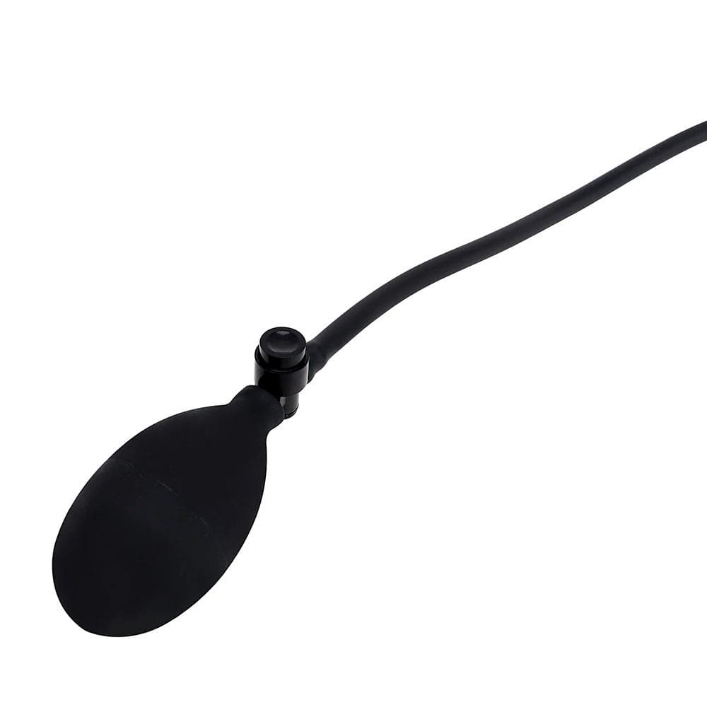 Elevate your intimate moments with this pump that inflates to your desire! The silicone dildo ensures comfort and enhances your experience, perfect for solo or couples play.