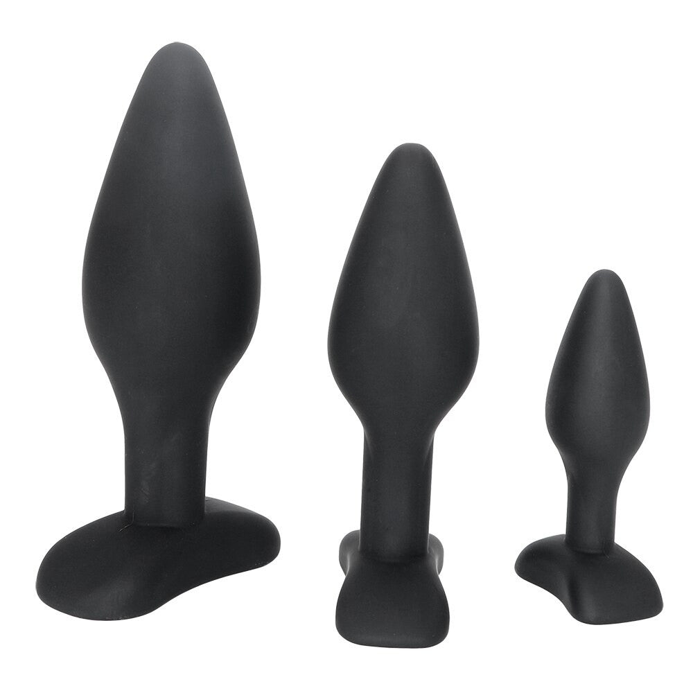Graduated Soft Silicone Set (3 Piece) Loveplugs Anal Plug Product Available For Purchase Image 3