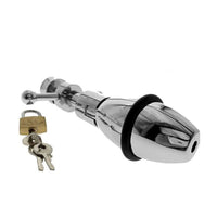 The stainless steel offers adjustable expansion for anal pleasure while dilator, locking, and expansion features ensure a secure fit.