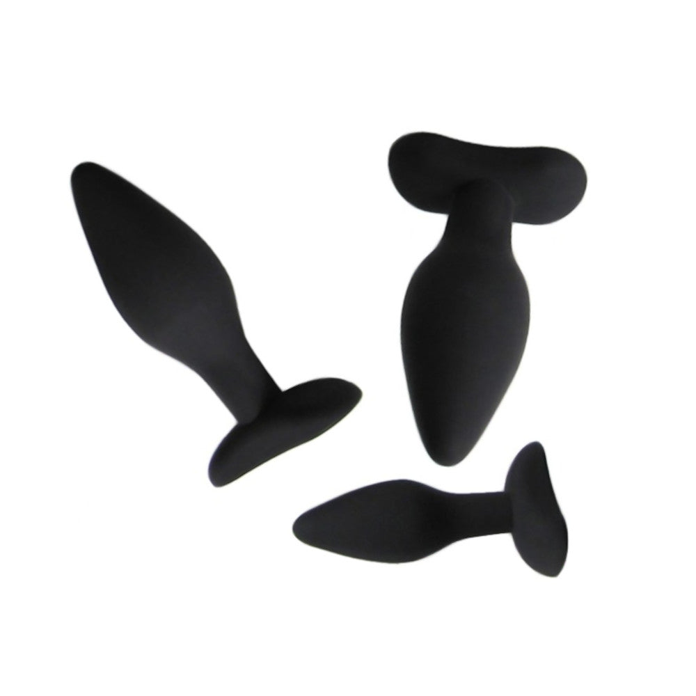 Small Silicone Plug Training Set (3 Piece) Loveplugs Anal Plug Product Available For Purchase Image 6
