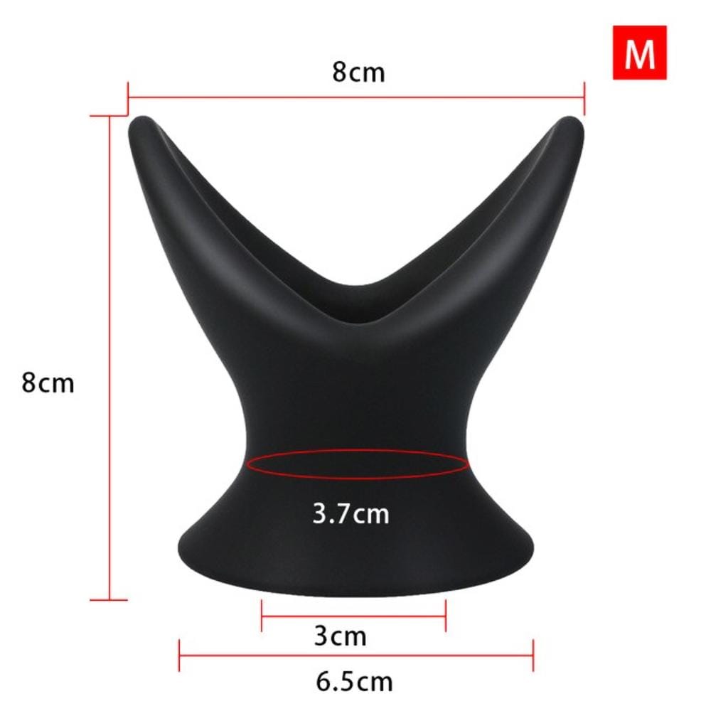Explore new sensations with this silicone expanding sex toy. Its tunnel butt feature enhances play, made in the USA for comfort and durability.