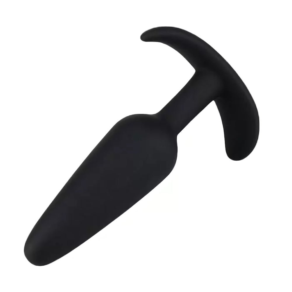 This sleek black plug is LGBT-friendly, made of silicone for smooth, comfortable pleasure. male plugs, light up your sex life, using it safely.