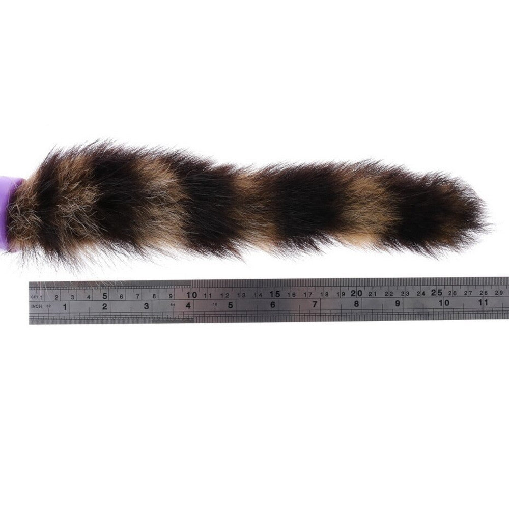 Silicone Raccoon Tail, 12" Loveplugs Anal Plug Product Available For Purchase Image 6