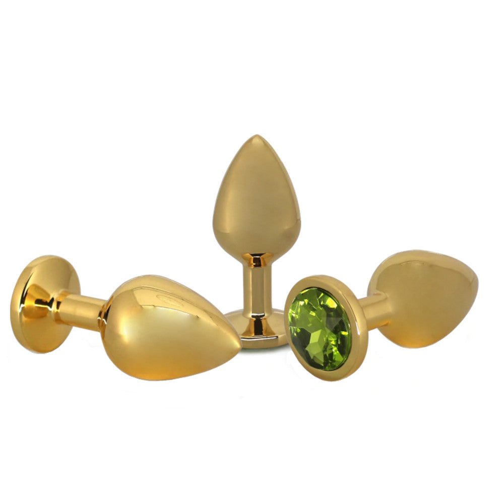 Small Golden Rose Jeweled Plug Loveplugs Anal Plug Product Available For Purchase Image 7