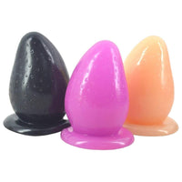 This PVC dilator, with its huge size and suction cups, offers a thrilling experience for those into big sex toys. Available in purple!