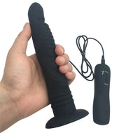 The smallest variant of this thrusting dildo provides an ideal plug vibrator experience. Its compact size ensures easy portability.
