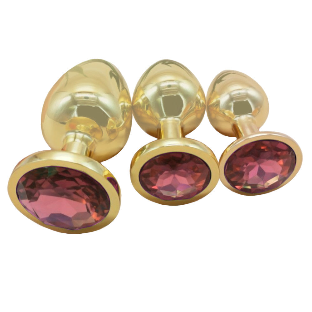Gold Jeweled Plug Loveplugs Anal Plug Product Available For Purchase Image 4