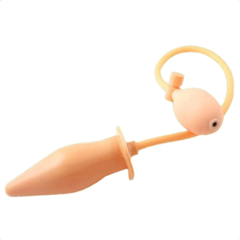 inflatable toy sex Black Beaded Silicone Inflatable – Love Plugs