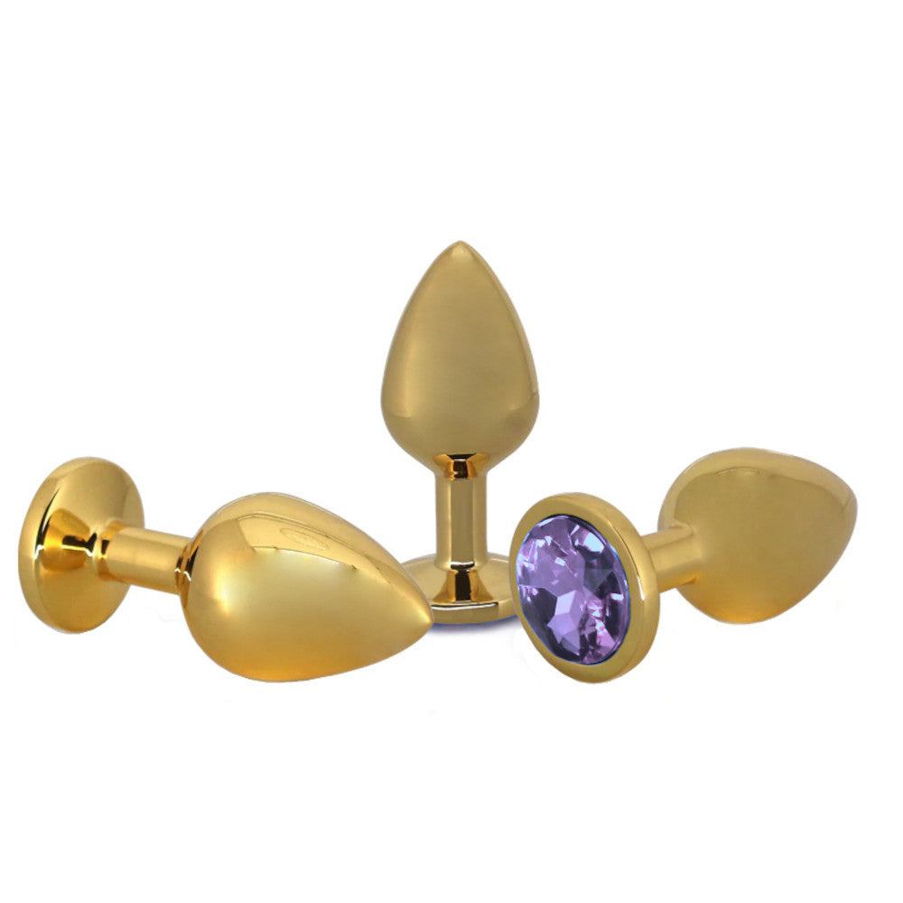 Small Golden Rose Jeweled Plug Loveplugs Anal Plug Product Available For Purchase Image 9