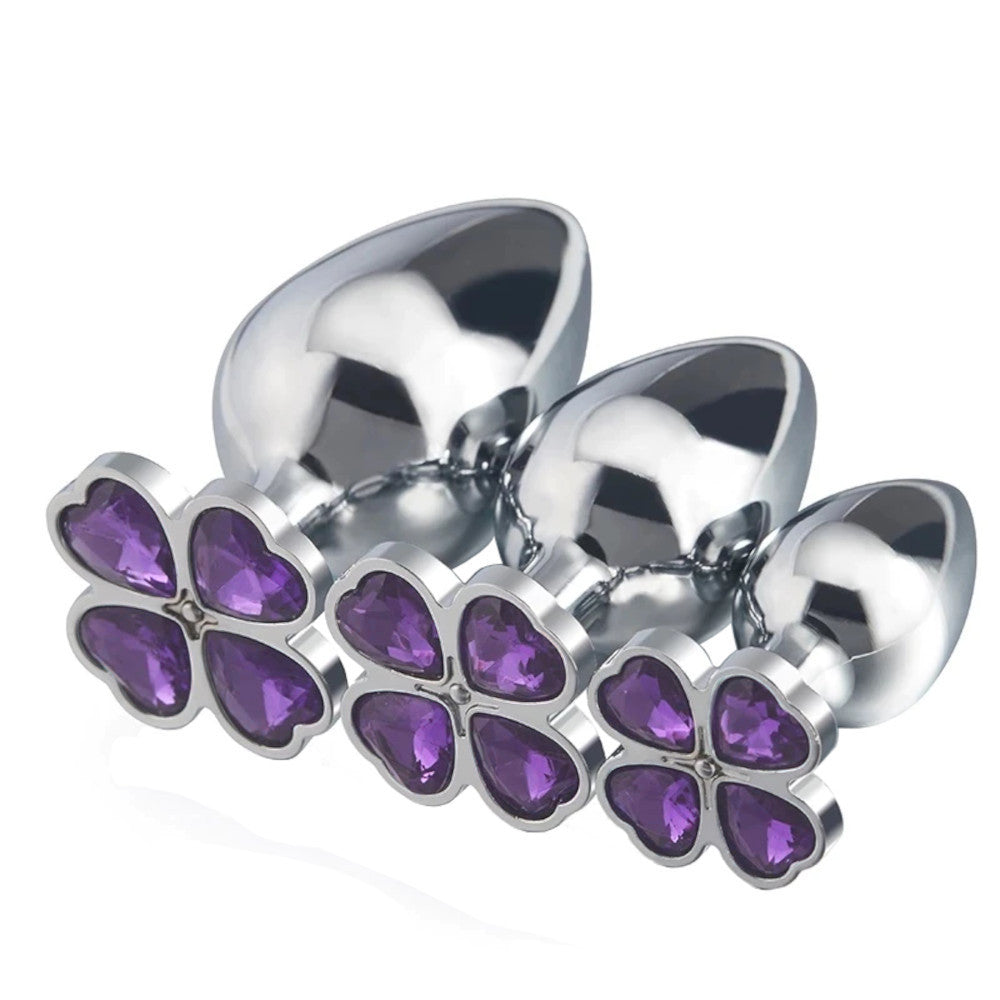 Four Heart Clover Princess Plug Loveplugs Anal Plug Product Available For Purchase Image 10