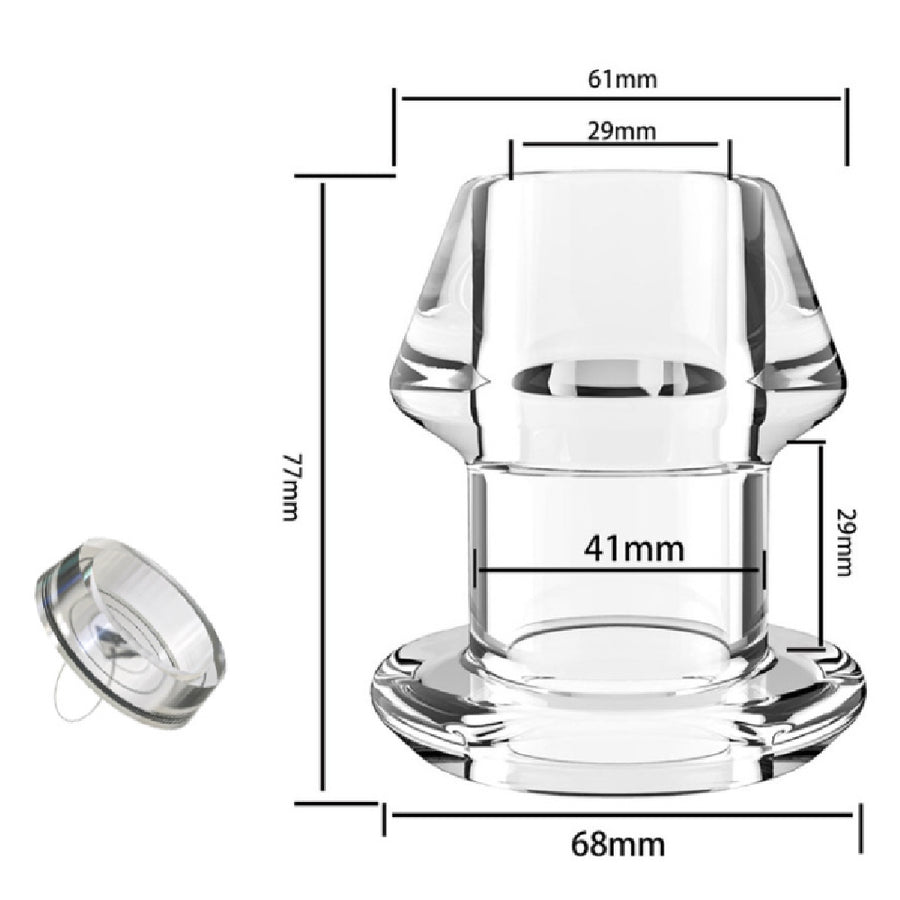 Clear Silicone Hollow Sealing Plug Loveplugs Anal Plug Product Available For Purchase Image 48