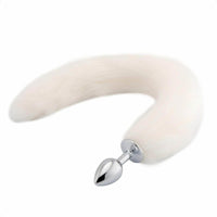 Plush Cat Tail Metal Plug 17"