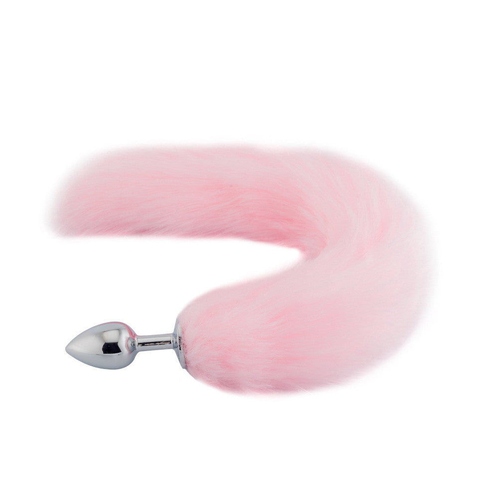 Pink Wolf Tail Plug 16"