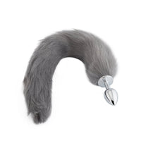 Grey Fox Metal Tail, 18" Loveplugs Anal Plug Product Available For Purchase Image 21