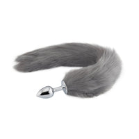 Grey Fox Metal Tail, 18" Loveplugs Anal Plug Product Available For Purchase Image 20