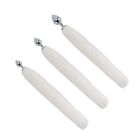 White Cat Tail Plug 16"