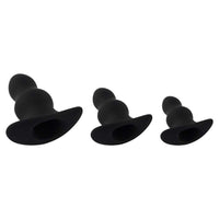 Soft Black Tunnel Plugs (3 Piece) Loveplugs Anal Plug Product Available For Purchase Image 24