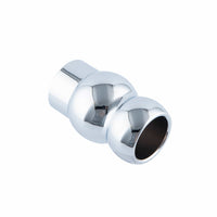 This stainless steel plug features a ribbed, hollow design for optimal anal stimulation, ideal for douches and enemas usage in the USA. Hollow Plugs maximize sensations!